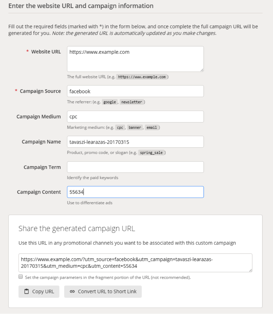 url builder